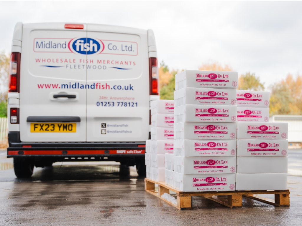 Midland Fish Company packaging by Tri Pack