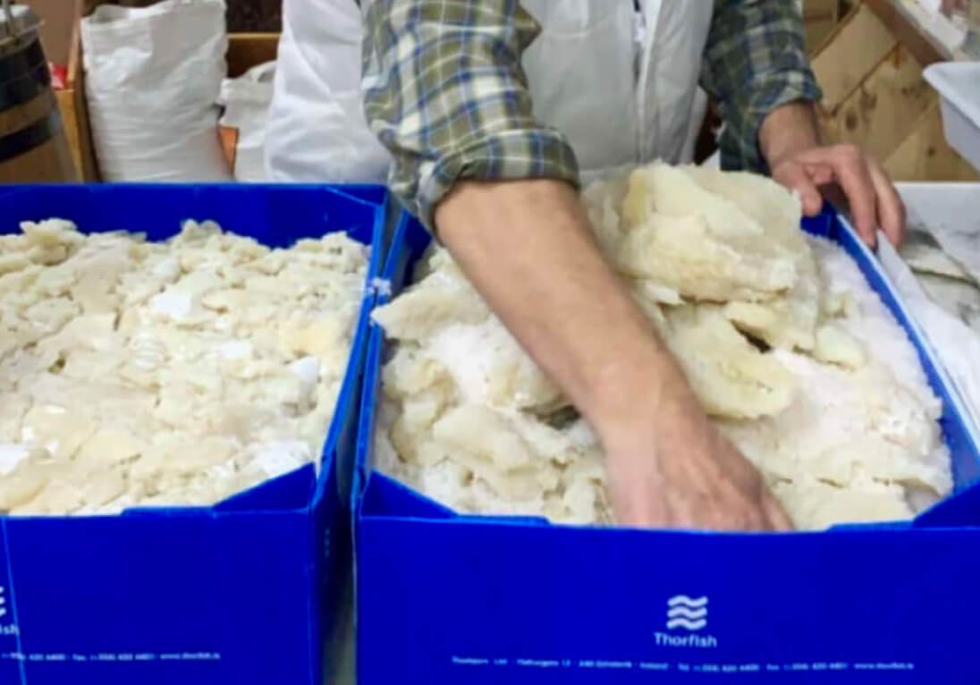 Fish Fillets by Thorfish shown packaged in Tri Pack Packaging.