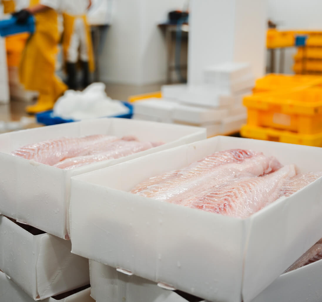 Kullerfileter vist i en CoolSeal-boks fremstillet af Tri Pack