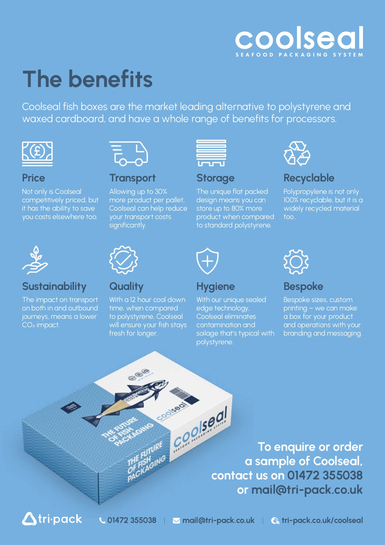 CoolSeal promotional flyer with benefits