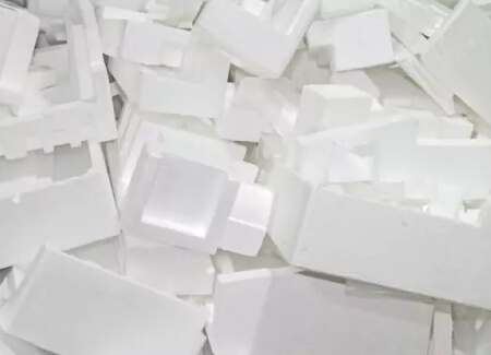 Polystyrene waste